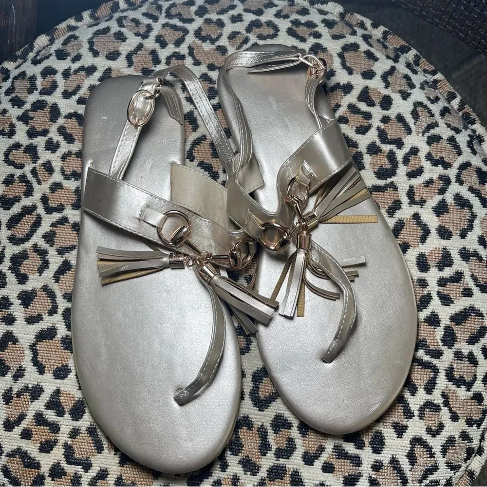 Silver Sandals